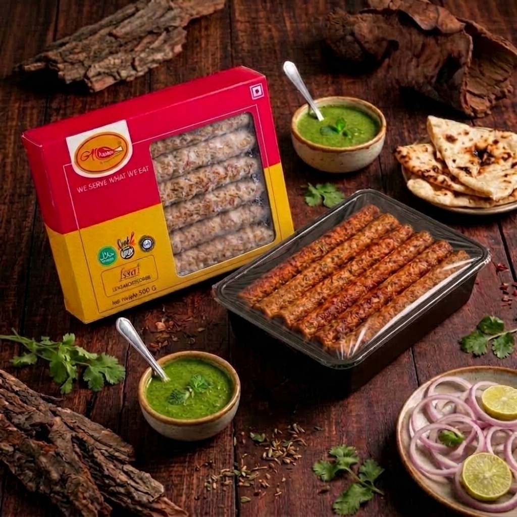 Chicken Cheezy & Onion Kabab